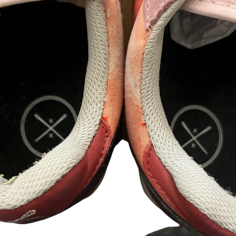 Inkkas Andes Jogger Handcrafted Artisan Pink suede mountains red and pink SZ 8 - Picture 9 of 14
